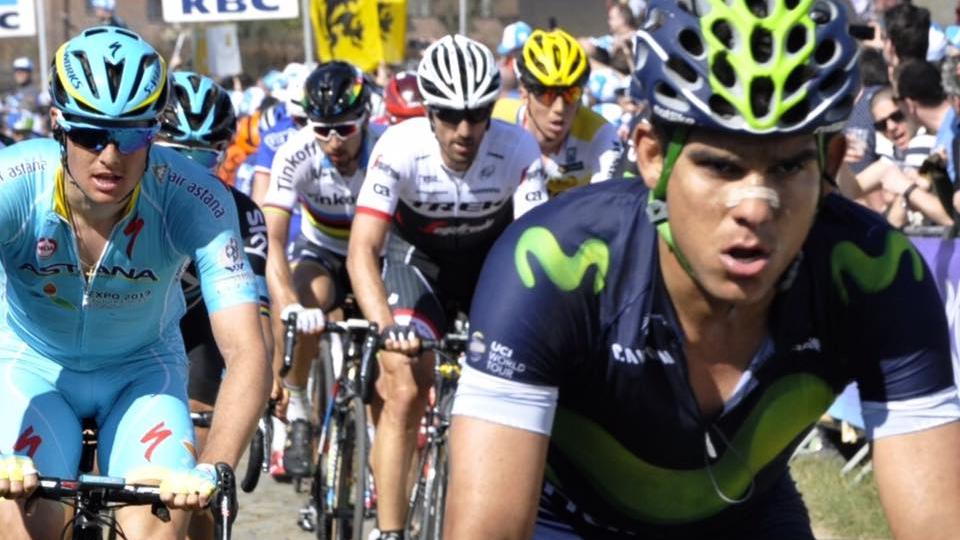 Tour of Flanders passing the Oude Kwaremont, 2016. Photo: Raymond Frenken 