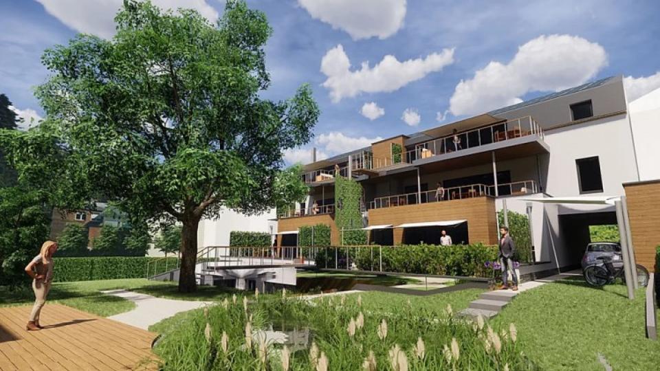 The Arche project in Bettembourg, Image via SIA Architects. Crowdlender BeeBonds offers €3 mln bond on Bettembourg project