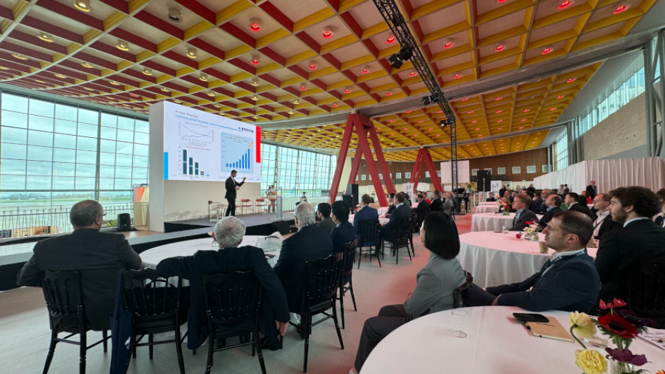 The 2024 Trends Investment Summit took place at the Brussels airport's Sky Hall conference centre.