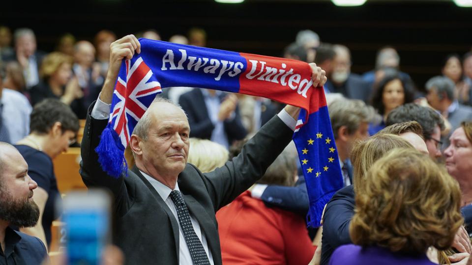 European Parliament members debate and vote on the EU-UK withdrawal agreement on 29 January 2020. Photo by EP. CC BY 4.0