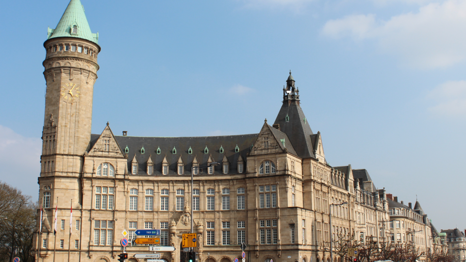 The BCEE/Spuerkees head office in the centre of Luxembourg. Photo: BCEE.