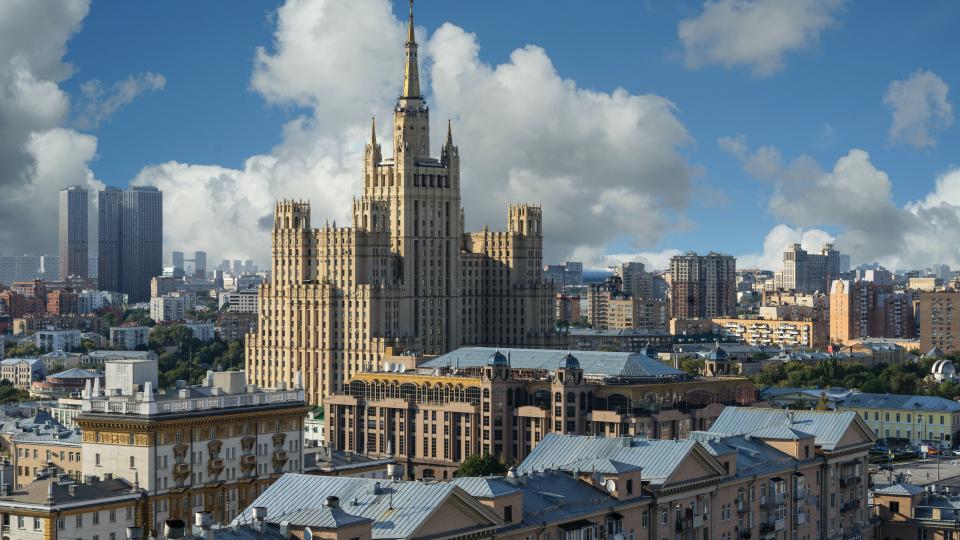 The Stalin skyscraper in Moscow. Photo by Alex Zarubi on Unsplash.