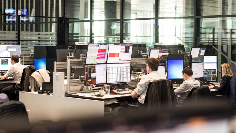 Deutsche Bank trading floor