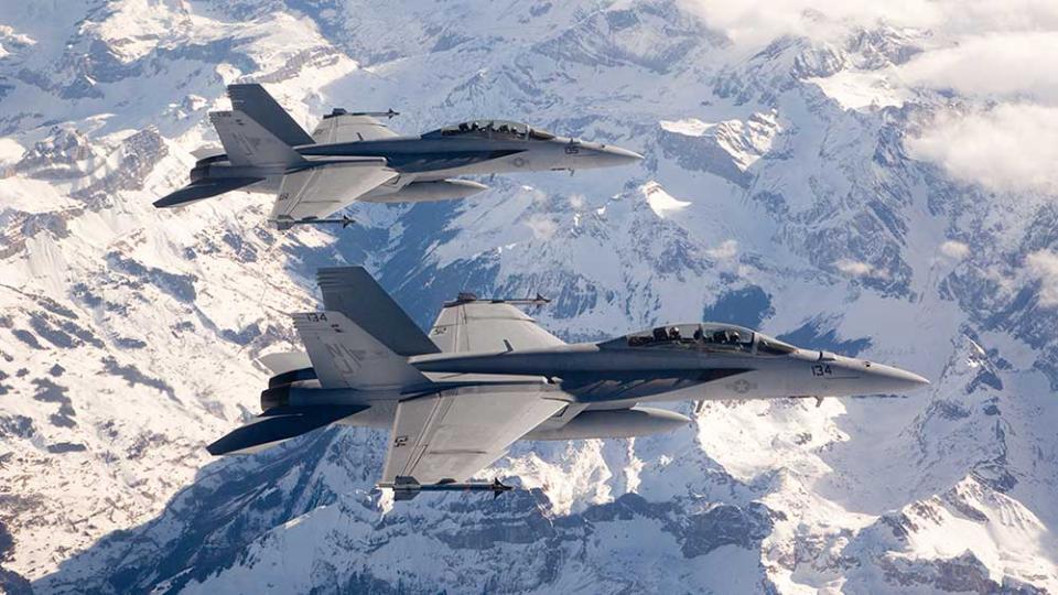 F18a's Super Hornets. Photo: Boeing.