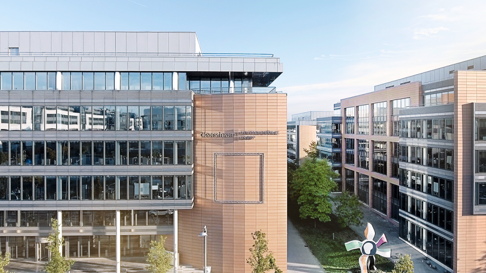 Clearstream's head office in Luxembourg. Photo: Deutsche Boerse.