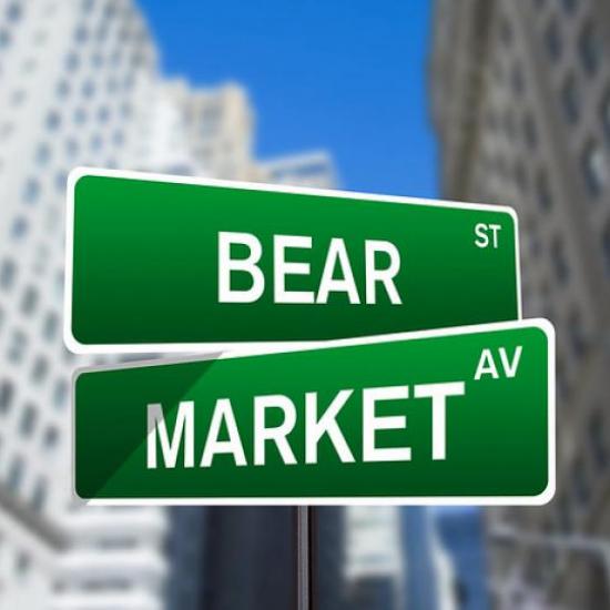 Bear market, illustration via Flickr by Investment Zen CC BY 2.0